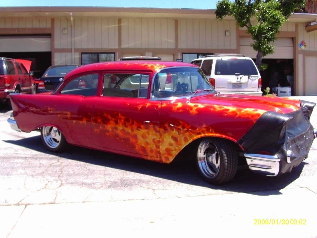 57 Chevy Fire