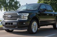 2019Ford F-150 driving along waterway
